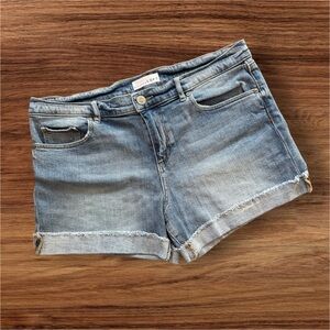 Loft Blue Denim Jean Shorts Size 10 EUC